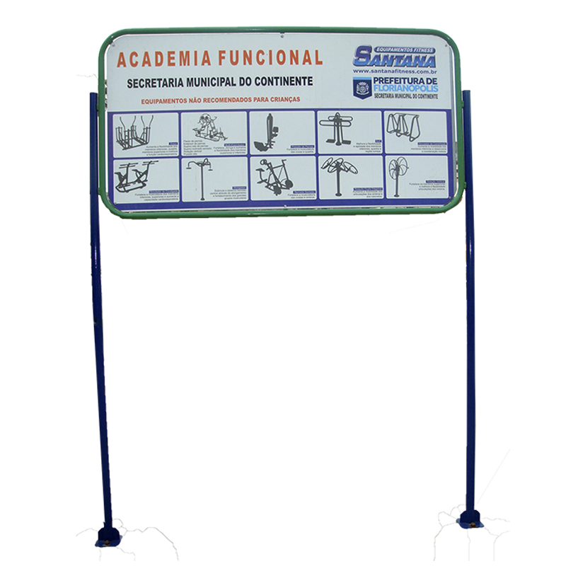 Equipamento PLACA ORIENTATIVA FRENTE — vista principal