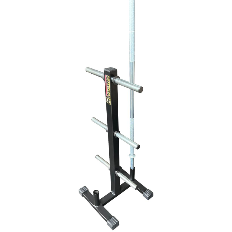 SUPORTE ANILHAS SIMPLES 6 PONTAS COM 2 BARRAS